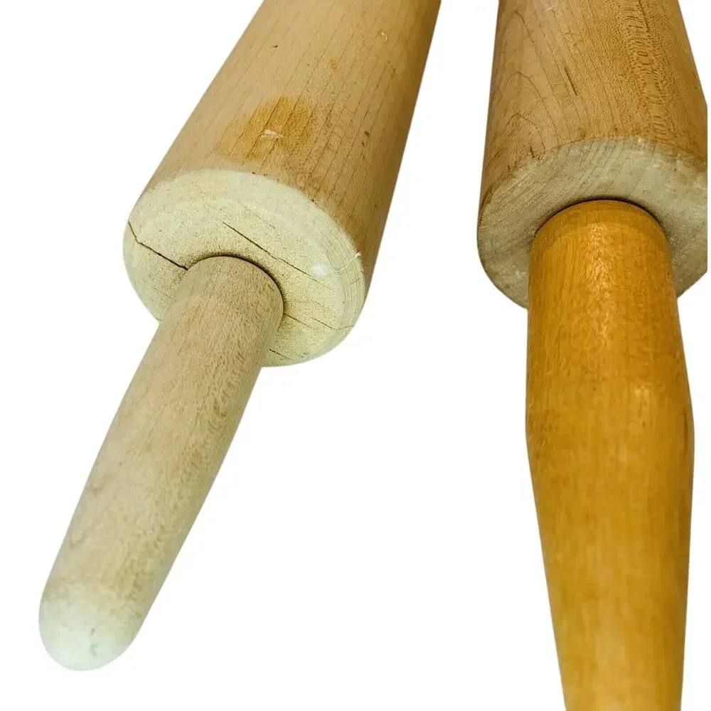 Wooden Rolling Pin Set of 2 Average 10